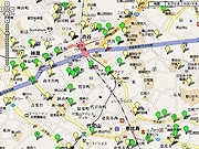エキサイト、日本版「FONマップ」を公開－無線LAN地点表示