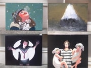 新妻をモチーフに若手画家が個展－下北沢のギャラリーで