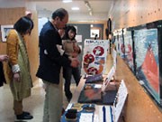 下落合で北斎の復刻浮世絵展－楳図かずおさんのオマージュ作品も