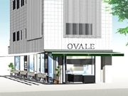 鎌倉・若宮大路の老舗酒店の一角にオープンカフェレストラン