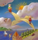 稲村ガ崎のイラストレーターが「アラカルト展」－20年超の軌跡たどる