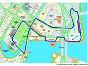 F1シンガポールGPのコース正式発表－61周で反時計回り