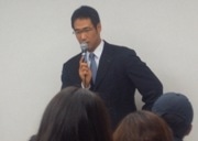 ヤクルトスワローズ・木田投手、「夢」をテーマに国立で講演