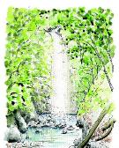 63歳から始めた水彩画スケッチ－立川の書店で出版記念原画展