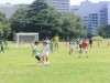 元プロ野球選手の宮本さん、元サッカー日本代表福西さんらが校庭芝生化をPR