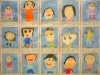 園児が描いた「おかあさんの似顔絵」1,500点展示－イオン高崎SC