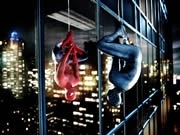 大画面を使って「スパイダーマン3」のビューイングイベントを開催