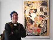 日仏の融合「フレンチ浮世絵展」－酒で溶いて描いた作品も