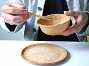 「食べられる食器」を使った限定メニュー、警固のカフェに登場