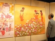 天神で童画家・西島伊三雄さん作品展－昭和の懐かしさテーマに