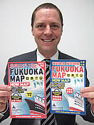 外国人向け地図「ナウ・マップ」、福岡市公式マップとして4月に新装