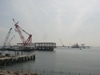 羽田空港沖合に建設中のD滑走路
