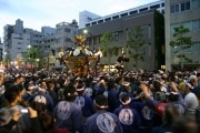 下谷神社大祭、みこし担ぎ手延べ7,000人参加し盛況に終える