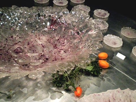伊豆のガラス工芸作家、湯島で東京初の個展「水のうつわ展」