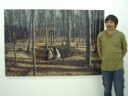 ドイツ在住の現代作家・佐藤雅晴さん、谷中で初個展－CGによる現代絵画