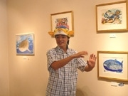 さかなクン、西天満のギャラリーで初の原画展－版画作品販売も