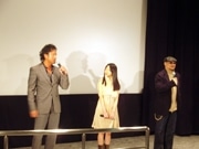 五輪銅メダリストの破天荒な人生描く－映画「子猫の涙」舞台あいさつ