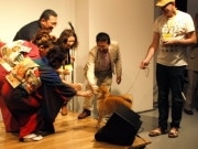 「柴犬まめ」のポラロイド写真詩集－堂島で出版記念パーティー