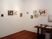 西天満で大野彩芽さん個展－額縁から着想を得たコラージュ作品展示