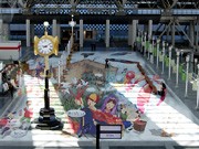 大阪ステーションシティで開業1周年イベント－巨大トリックアートも
