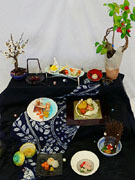 山口調理師専門学校で卒業記念展－目で楽しむ料理91点を披露