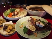 山口・小郡の居酒屋でハモづくしコース－「西京はも」を提供
