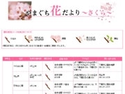 山口県観光連盟ホームページに「さくらだより」－開花状況を表示