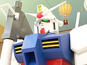 山口に全長3メートルの木製ガンダム－地元の木工職人が製作