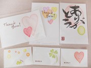 山陽小野田の色鉛筆作家が「ありがとう」カード－母・父の日に合わせ限定販売