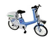 関西空港で「水素自転車」実証実験－岩谷産業の小型燃料電池搭載車