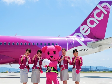Peach機内でプリペイドSIMカード販売-訪日外国人旅行者向け、関空到着国際線