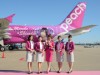 Former AKB48 Star Mariko Shinoda Rides Maiden Kansai-Narita Flight by Peach as "Official Cabin Attendant"