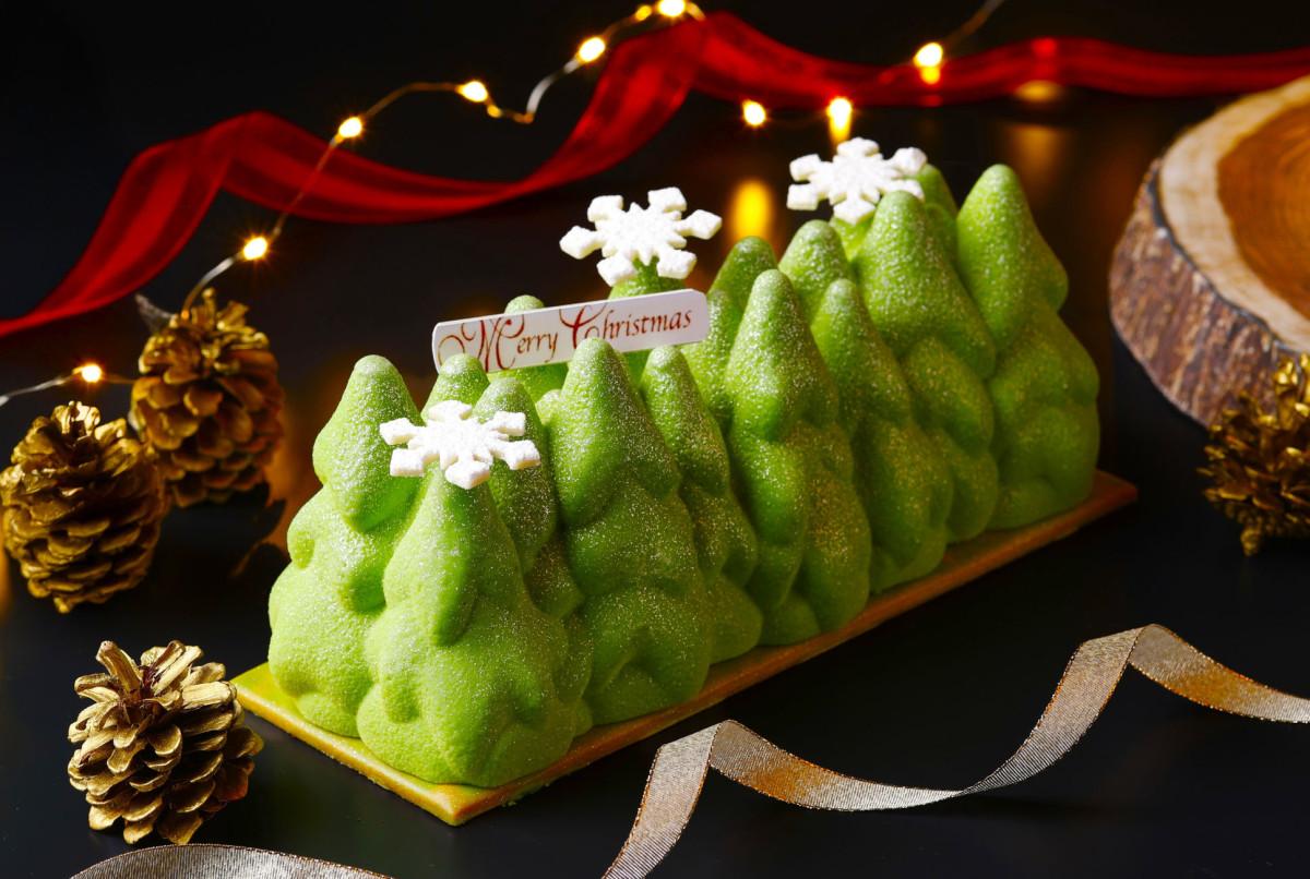 新作の「クリスマスフォレスト ライム＆ラズベリー」（提供＝ANAインターコンチネンタルホテル東京）