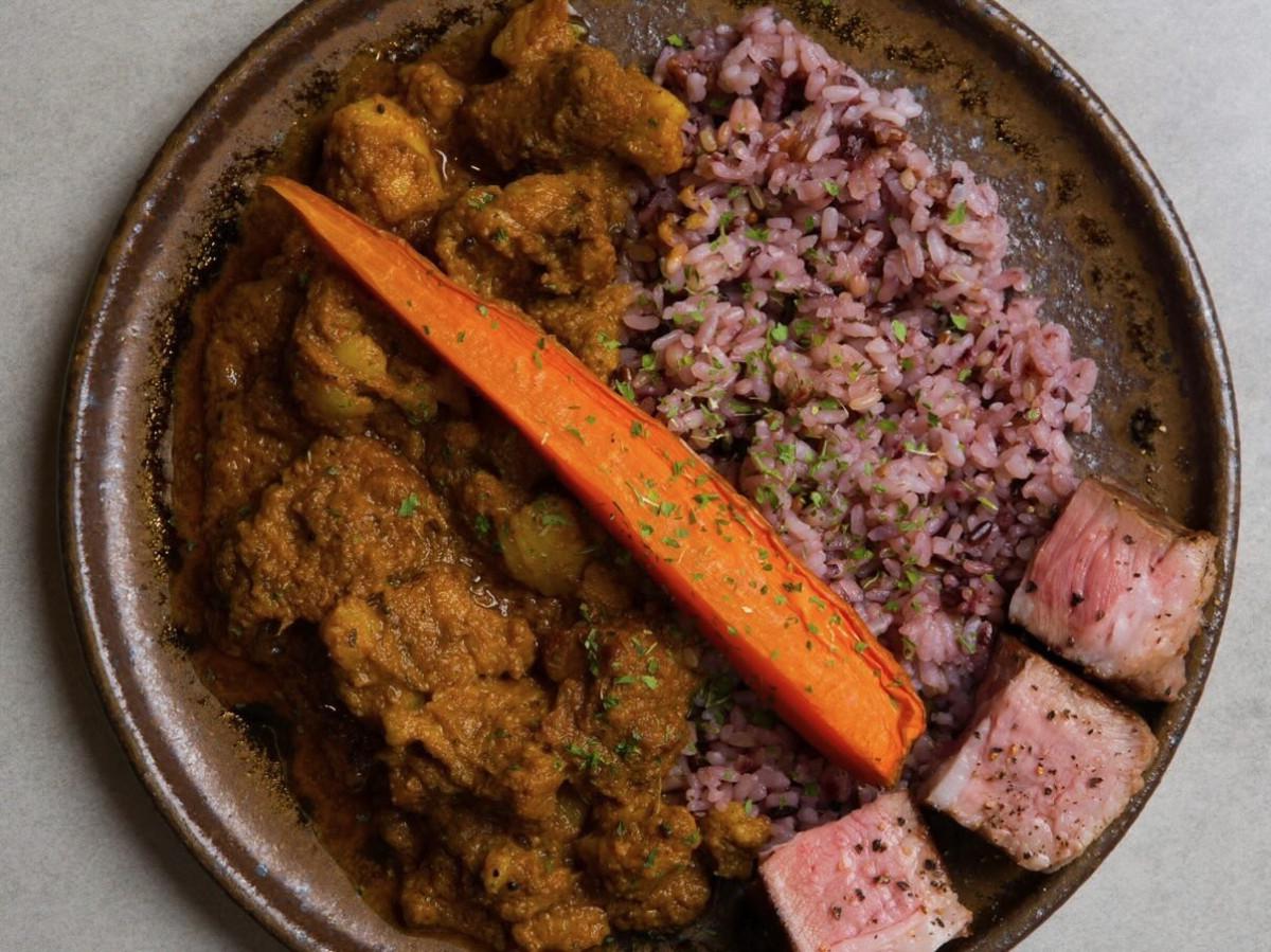 ランチメニューの「The Earth Curry」