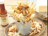 "Loaded fries" at the Hawaiian bar in Akasaka