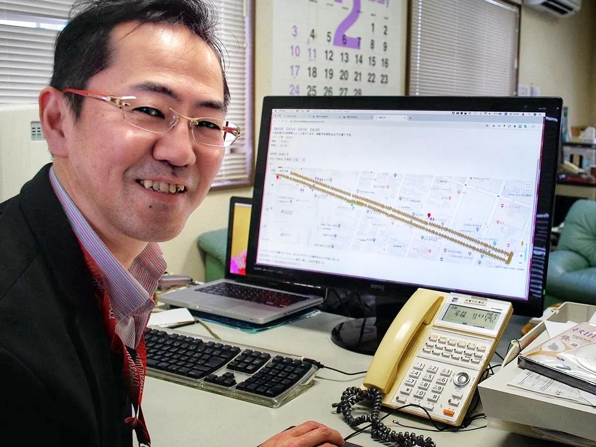 秋田市を拠点に活動する「Code for Akita（コード・フォー・アキタ）」代表の小林秀樹さん