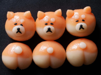 「秋田犬お月見だんご」　秋田駅前ホテルが今年も限定販売