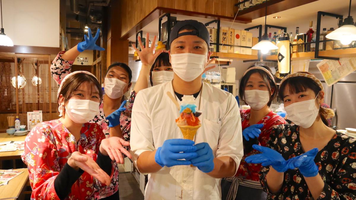 熱海城とのコラボメニューを提供する「熱海銀座おさかな食堂」