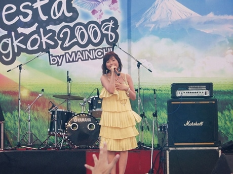 スペシャルゲスト安倍なつみさん(元モーニング娘)のミニライブ