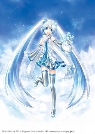 「雪ミク(初音ミク)」(クリプトン・フューチャー・メディア提供)