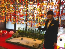 湯島・東京ガーデンパレスで「つるしびな」展示 「枯山水」テーマに