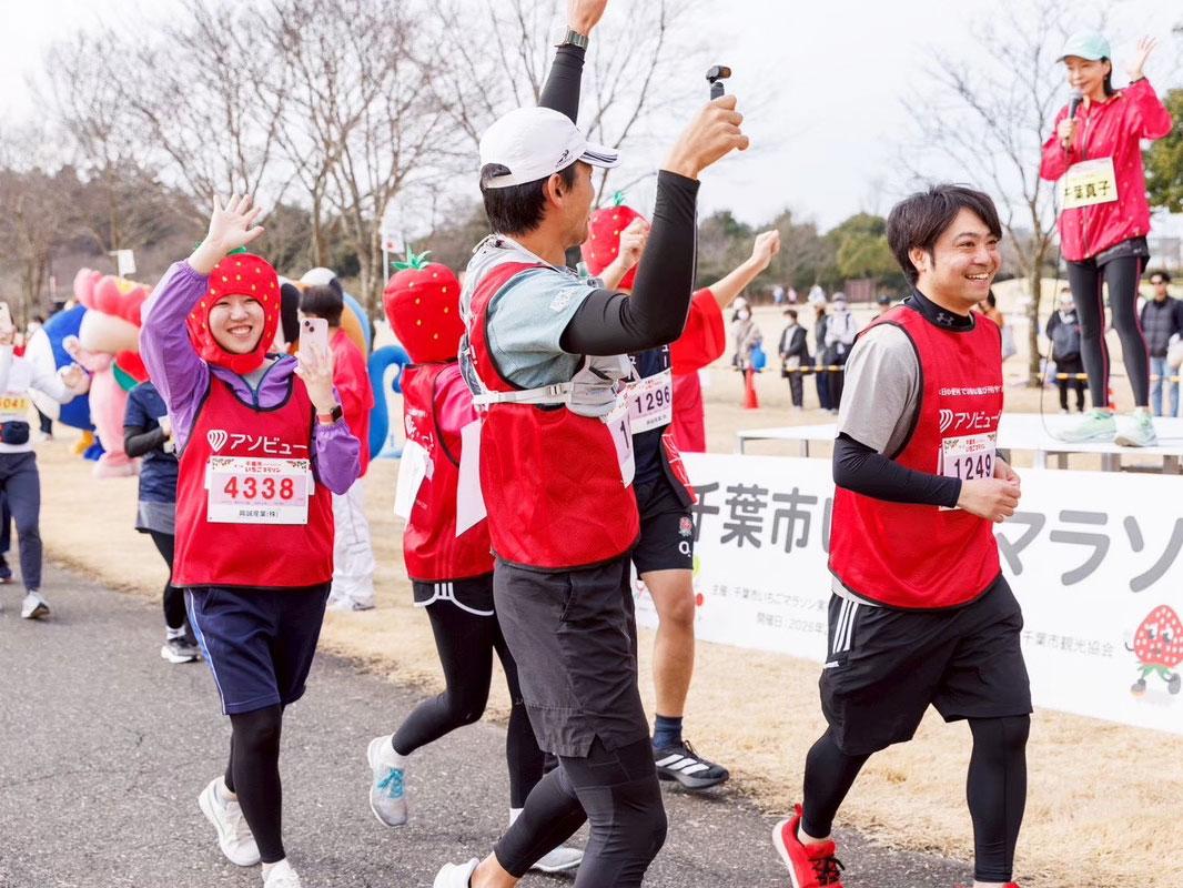 10キロマラソンの様子（写真提供＝千葉市いちごマラソン実行委員会）
