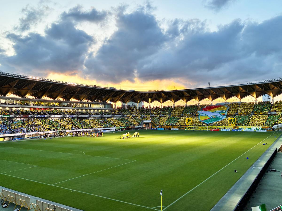 試合開始を迎えるフクダ電子アリーナ（昨年のホームタウン千葉市デーの様子）