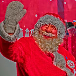 調布パルコに公認サンタ－日本でただ1人「パラダイス山元」さん来店