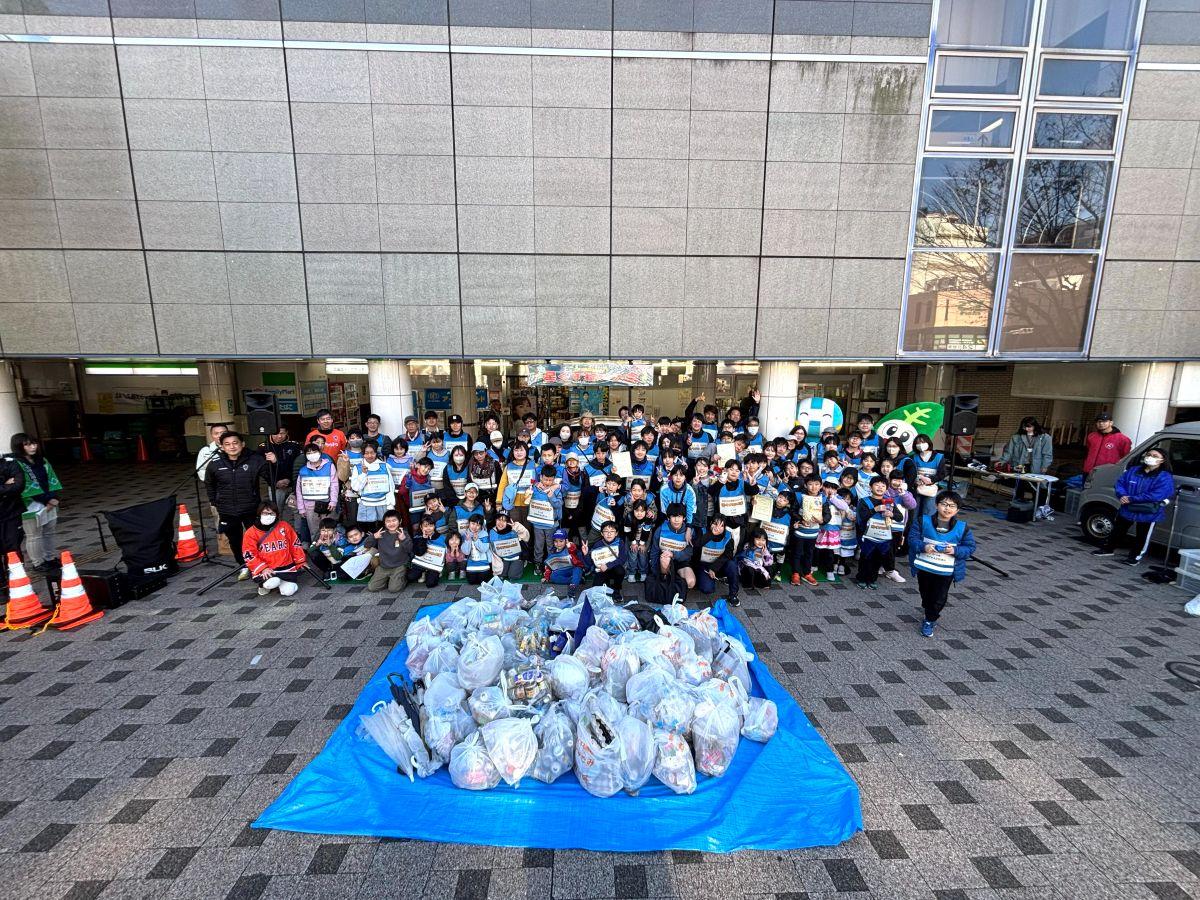 西葛西の中学生が主体となって企画した清掃活動「江戸川区環境をよくする星くず拾い大会」。今年で2回目の開催。