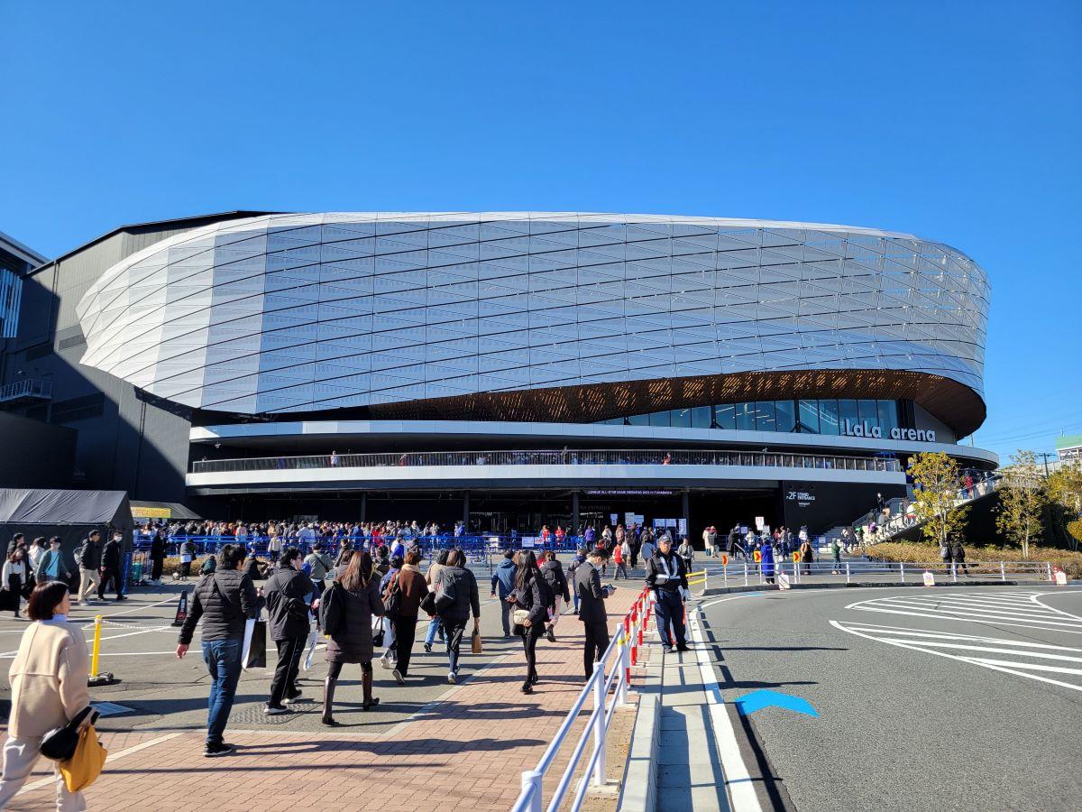 「SoftBankカップ 2025(千葉大会)」会場のLaLa arena TOKYO-BAY