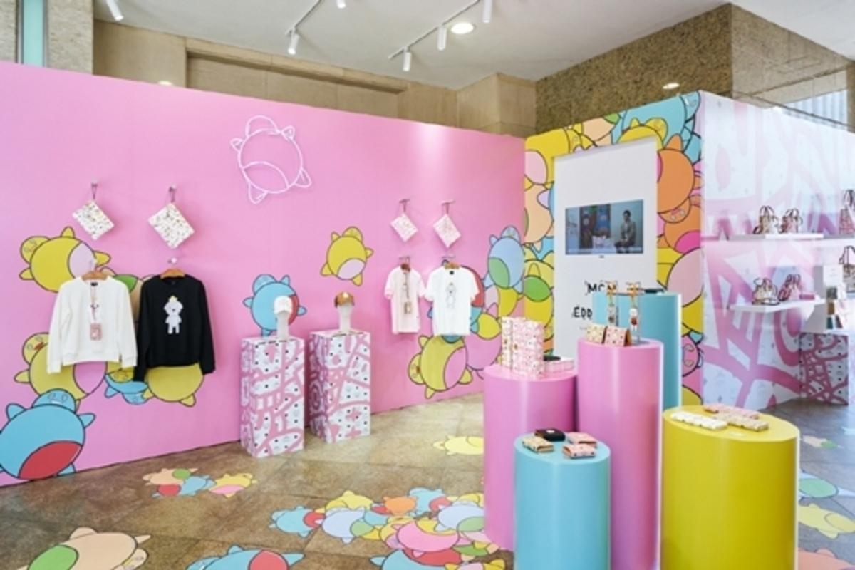 バッグブランド「MCM」限定店 韓国人アーティストとコラボ