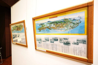 八戸で吉田初三郎の鳥瞰図展 豆粒ほどの富士山、戦前・戦後の見比べも