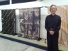 八戸の百貨店で京刺しゅう「長艸敏明」作品展 新作の能衣装も