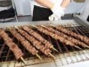 博多駅前で南阿蘇あか牛の串焼きやキーマカレー販売 南阿蘇村PRイベントで